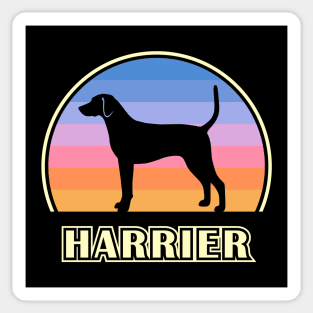 Harrier Vintage Sunset Dog Sticker